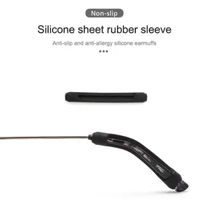 Kacamata Anti-selip Silikon Penahan Ujung Pelipis Kacamata Hitam Lengan Penahan Anti-alergi