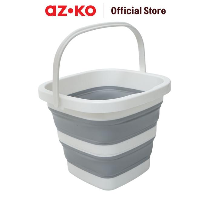 Gambar PROCLEAN 5 LTR EMBER LIPAT SQUARE - ABU-ABU dari AZKO ID Kota Bekasi Tokopedia