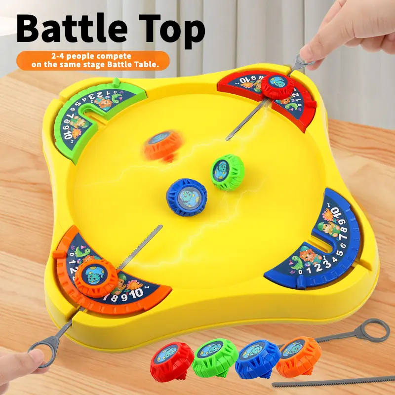 Battle Top Gyro War Disk Children's Toy Parent-child Interactive Desktop Game Gift for Boys and Girls 3-10 Years Old