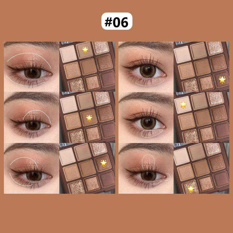 DIKALU 901 EYESHADOW HIGHLIGHTER 9 COLORS BLOOMING 9