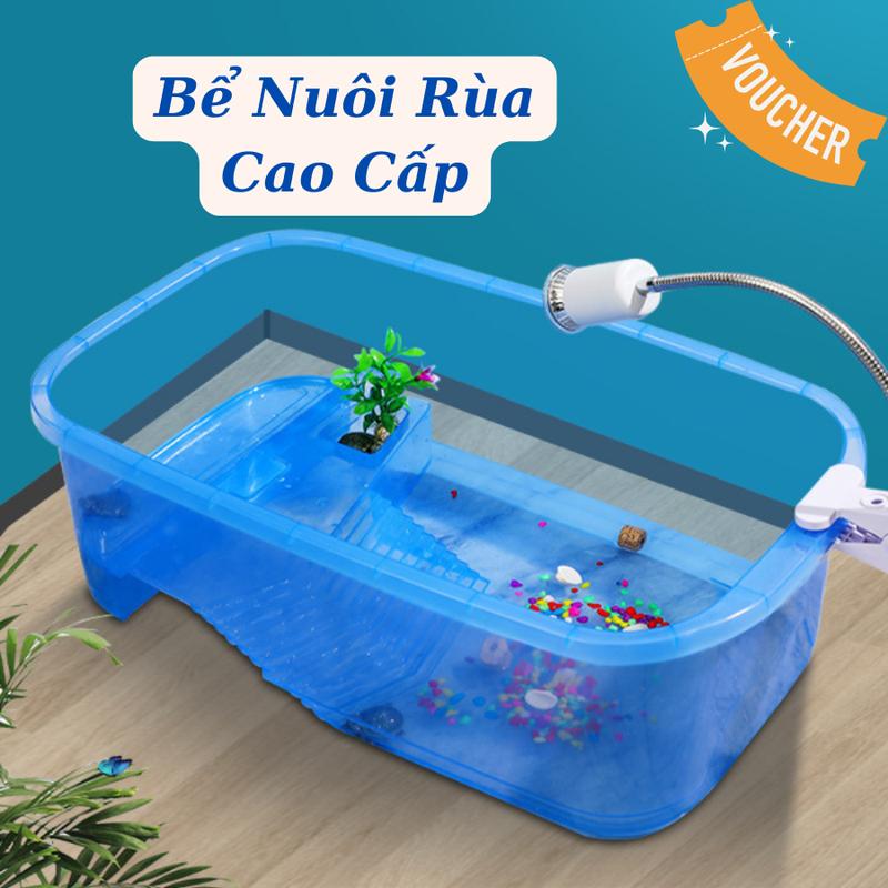 Bể Nuôi Rùa Chậu Nuôi Rùa Bằng Nhựa Hình Chữ Nhật Chuyên Dụng Dành Cho Rùa Và Bò Sát Hàng Cao Cấp 