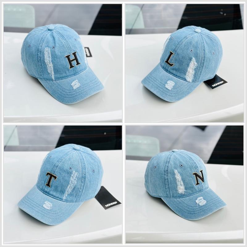 Mũ Lưỡi Trai Jean Cao Cấp thêu 24 chữ cái theo tên từ A=>Z !  Nón jean thể thao chống nắng nóng ! Phong Cách Bụi - Ngầu - Chất hot trend Korea ! Free size ! Mũ cặp Thời trang Nam Nữ ! Hat Cap 2025