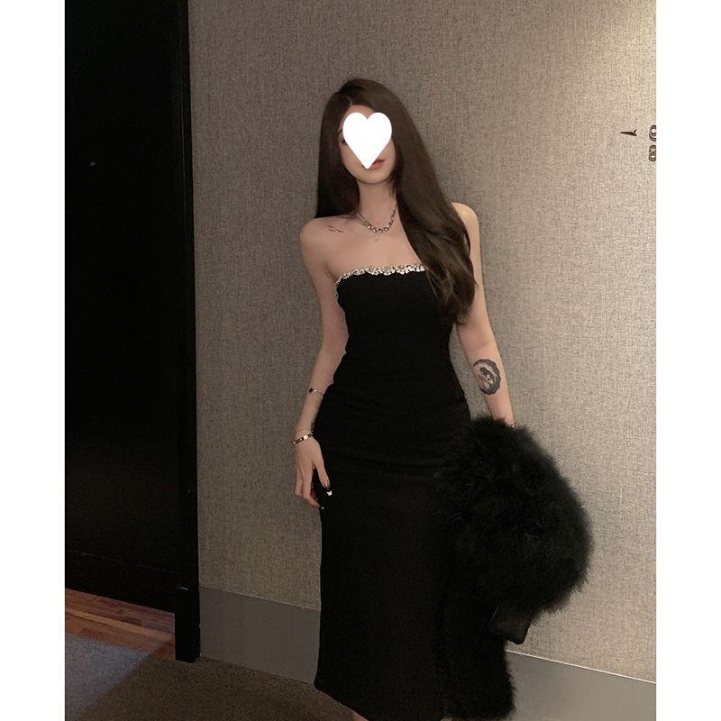 Đầm quây ôm body Cúp ngực Sexy Váy đầm Đen ống body Tiệc cưới Đi quẩy bar pub Dự tiệc tùng sự kiện event Quyến rũ Nữ Women❤️ 3
