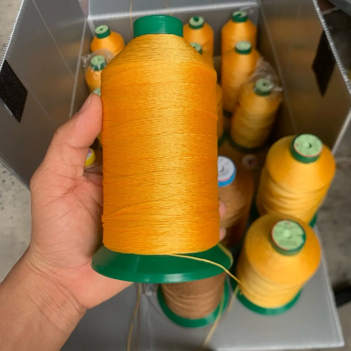Chỉ Nylon Keo Tex Sợi Lớn (SL01) - Sợi Keo Bóng Chắc Chắn, May Rất Chắc Tay