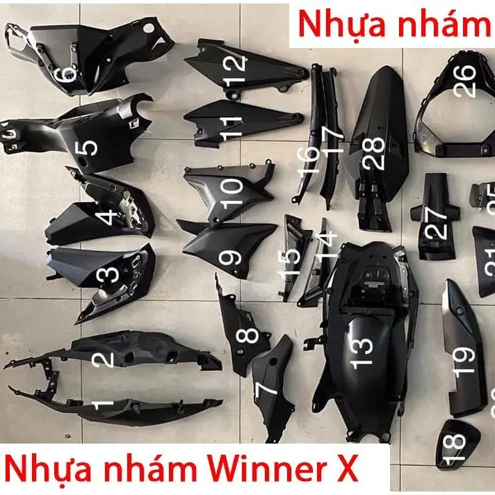 [Bán lẻ] Dàn áo Nhựa nhám Winner X 0