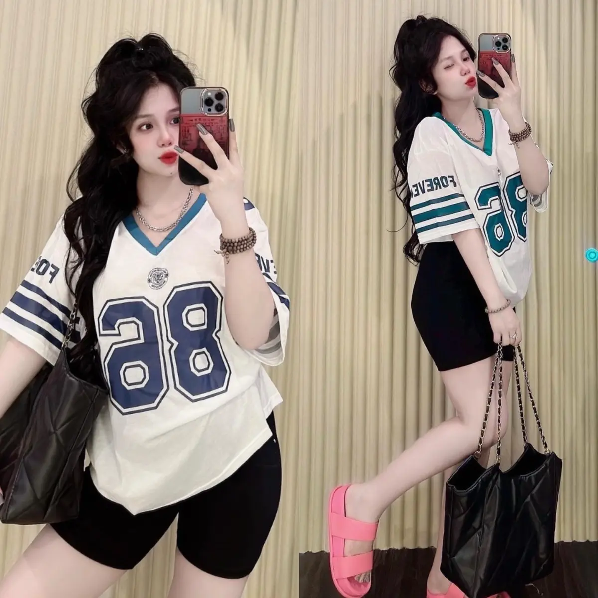 SET ĐỒ BỘ NGỐ THỂ THAO BIGSIZE 40-90KG PHỐI ÁO CỔ TIM IN SỐ 86 CHẤT LIỆU THUN TĂM LẠNH CO GIÃN TỐT, THẤM HÚT MỒ HÔI Sport Chạy Bộ Nam Tập Thể Dục