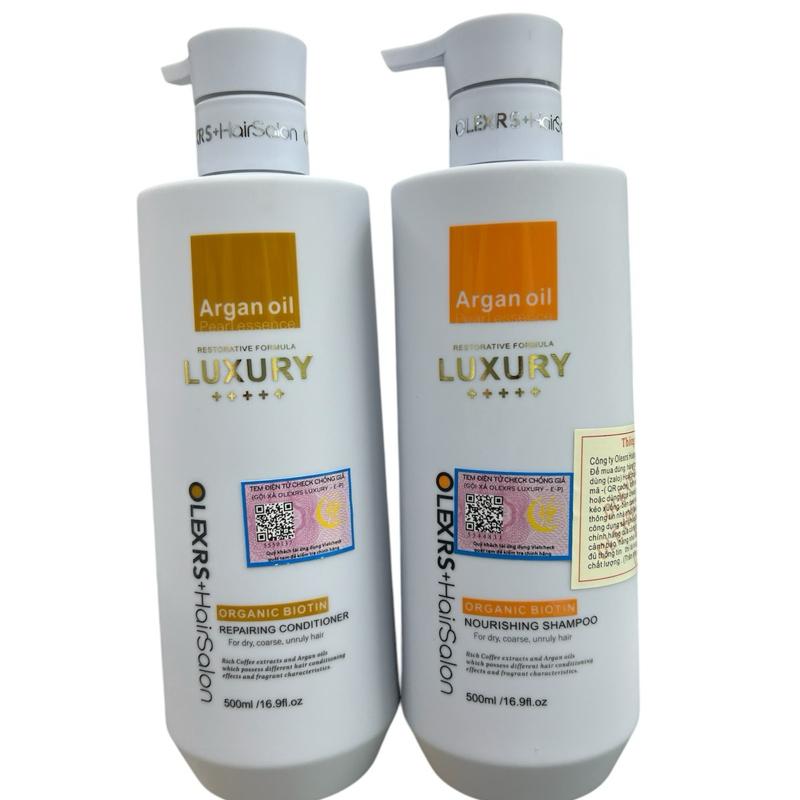Cặp dầu gội xả  olex luxury