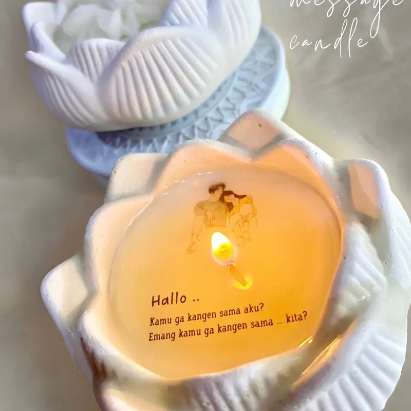 La Sheena - Hidden Message Candle Lilin Aromatherapy 0