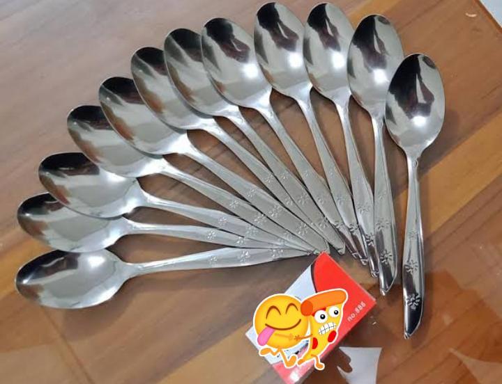Product Introduction of 3 lusin (36biji) sendok makan stenlis/Sendok murah Stainless Kitchenware 5