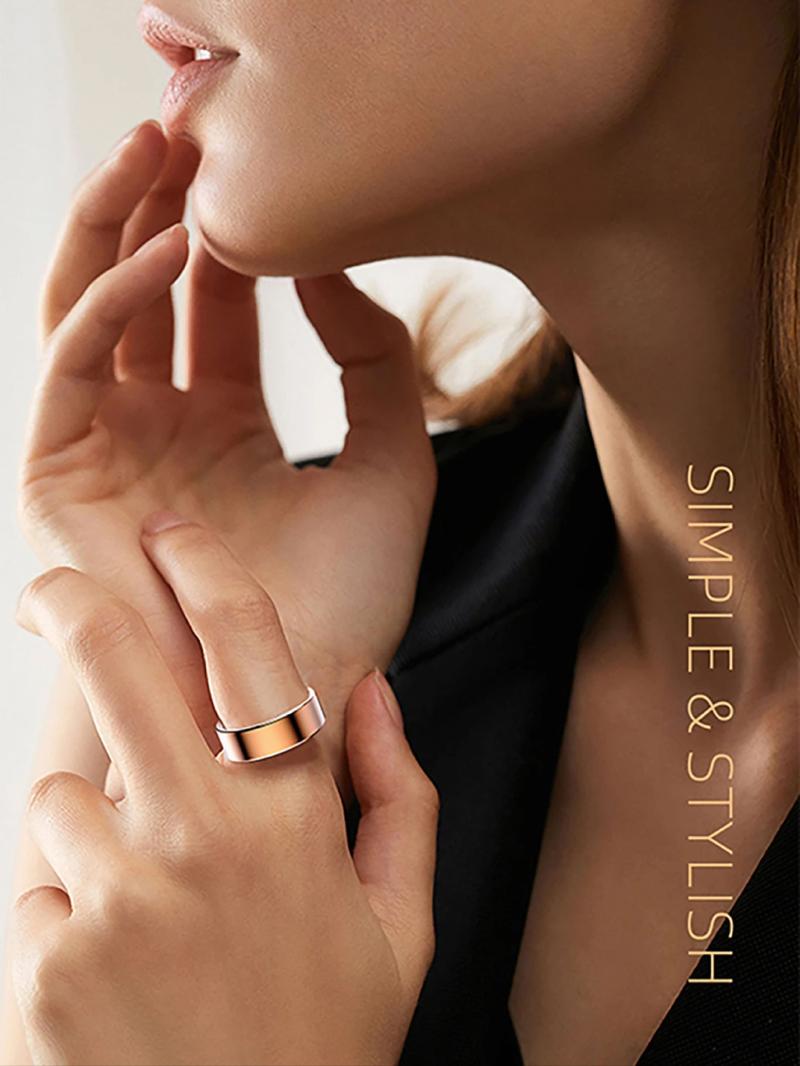 Product Introduction of Stainless Steel Digital Smart Ring, Multifunctional Smart Connection Ring, Waterproof High Tech Sports Ring, Fashionable Wearable Device for Men & Women 8