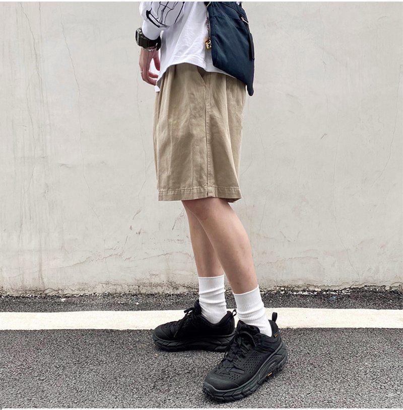 Product Introduction of Quần Soóc Bảo Hộ Lao Động Harajuku Mùa Hè, Chất Liệu Cotton, Dành Cho Nam Giới, Phong Cách Hồng Kông, Dáng Rộng Vừa Vặn, Thương Hiệu Hợp Xu Hướng Ins, Xu Hướng Hip Hop, Quần Cropped Thường Ngày Menswear 12