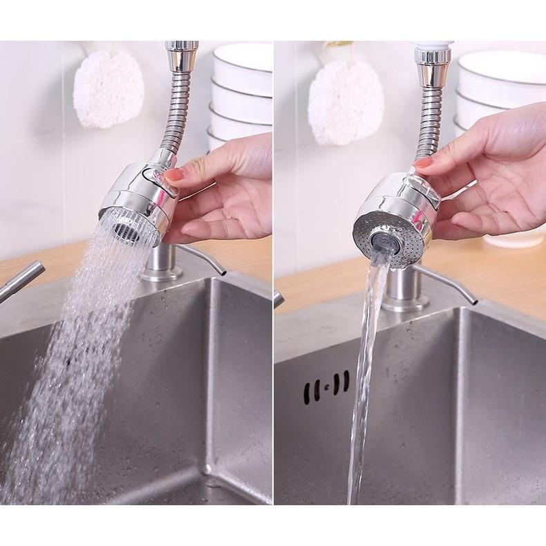 Vòi rửa chén xoay 360 chống bắn nước sang trọng bền bỉ 4