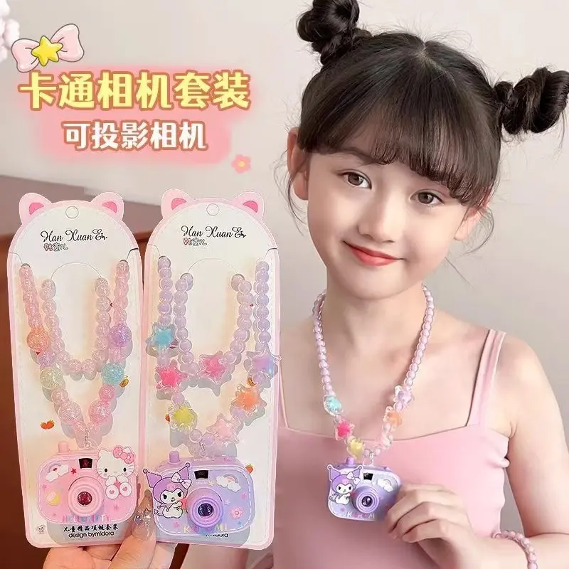 Vòng Cổ Trẻ Em, Clow M, Vòng Tay Đính Cườm Hoạt Hình, Bộ Trang Sức Cho Bé Gái, Đồ Trang Trí Đồ Chơi Máy Ảnh Chiếu Hình, Thích Hợp Cho Bé Gái