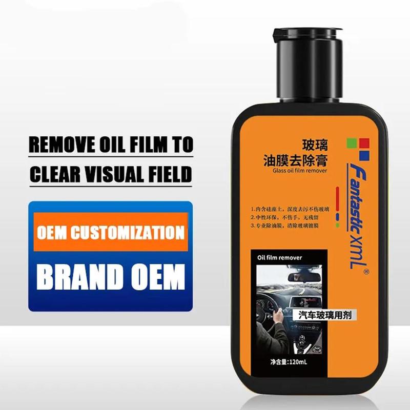 Product Introduction of Car Front Windshield Oil Film Cleaning Paste Strong Auto Glass Water Cleaning Agent Car Glass Cleaner Oil Film Remover 31