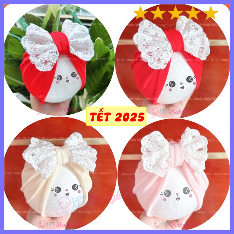 TỔNG HỢP NÓN TUBAN CHO BÉ GÁI DỰ TIỆC ĐẦY THÁNG THÔI NÔI TẾT