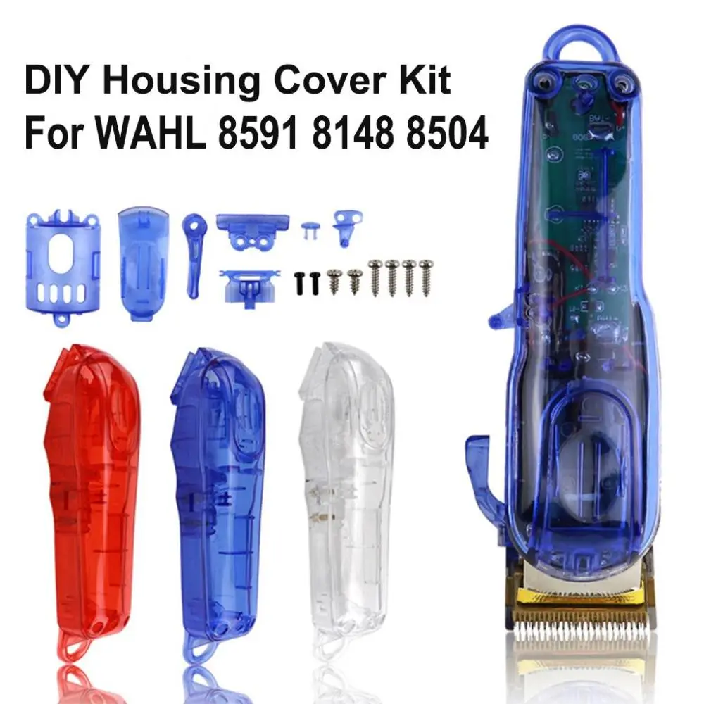 Vỏ thay thế cho Tông Đơ cắt tóc không dây Điện, Vỏ vỏ cho Wahl 8148 8591 8504, Vỏ bảo vệ Có Thể Tháo Rời Vỏ trước và sau