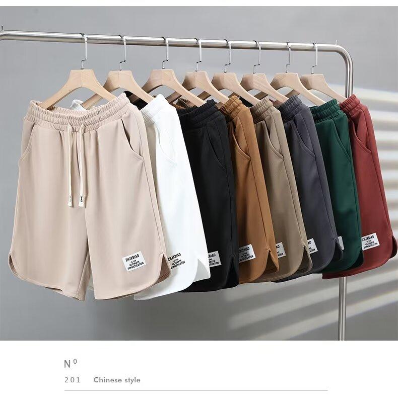Product Introduction of Sportswear Suit Men's Summer Short-Sleeved T-shirt Basketball Jersey Casual Shorts Two-Piece Korean Style Trendy 2025 4