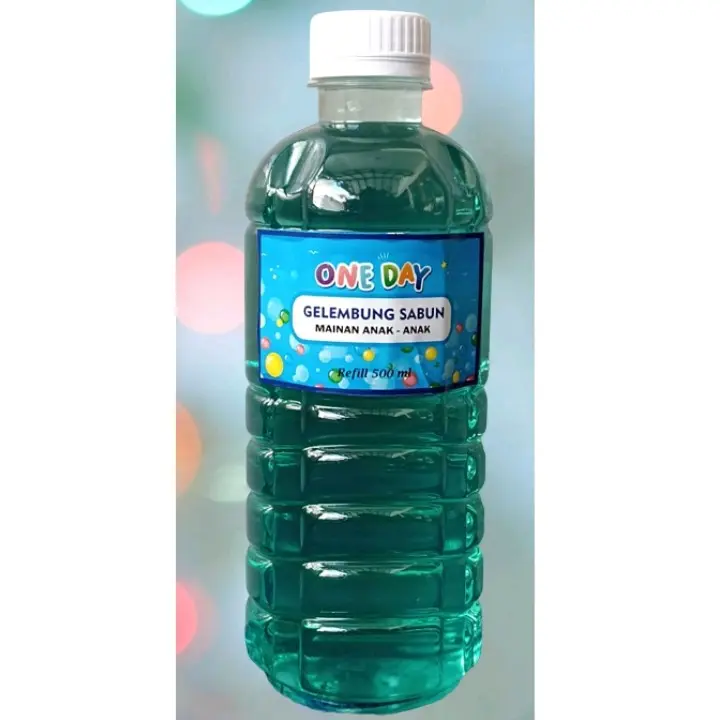 Refill bubble gun / isi gelembung sabun anak 500ml / BELI 2 BOTOL DIKIRIM 3 BOTOL Mainan Bubble gun 4