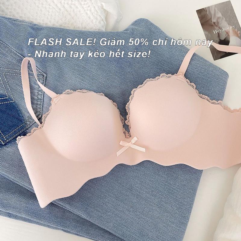 áo lót ren không gọng ôm sát nâng ngực dành cho người Việt - Thiết kế phù hợp với áo dài và dành cho ngực nhỏ,Phụ nữ tự tin tỏa sáng quyến rũ