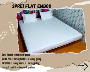 Sprei flat set homemade embos
