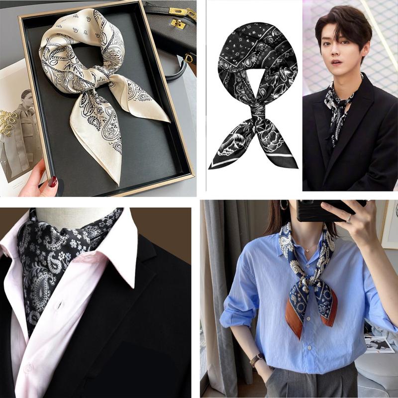 Khăn Lụa Vuông 70 cm- Khăn Turban Badanda Quàng Cổ Buộc Tóc Làm Áo Nam Nữ