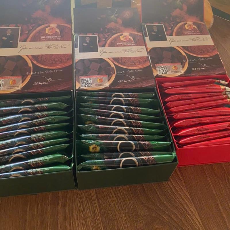 Combo 2 hộp : 1 cacao đỏ & 1 cà phê xanh moka vị tảo Thơm ngon Đậm vị (40 gói )