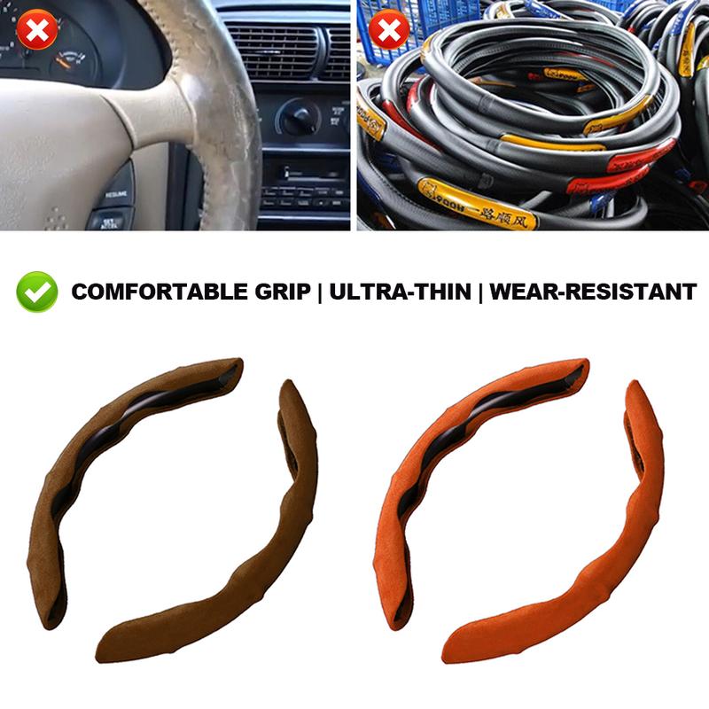 Product Introduction of 2Pcs Car Steering Wheel Cover Anti-skid Steering Wheel Plush Card Cover For Four Seasons Winter #444028 31