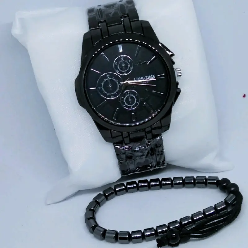 FIRALL!!JAM TANGAN PRIA BONUS GELANG BLUSTIN DAN BATRE CADANGN 4