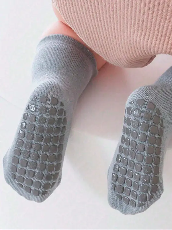 Cartoon Animal Pattern Baby Socks, Cute Comfortable Breathable Calf Socks for Newborn Infant Toddler Kids, Kids Socks for All Seasons 6