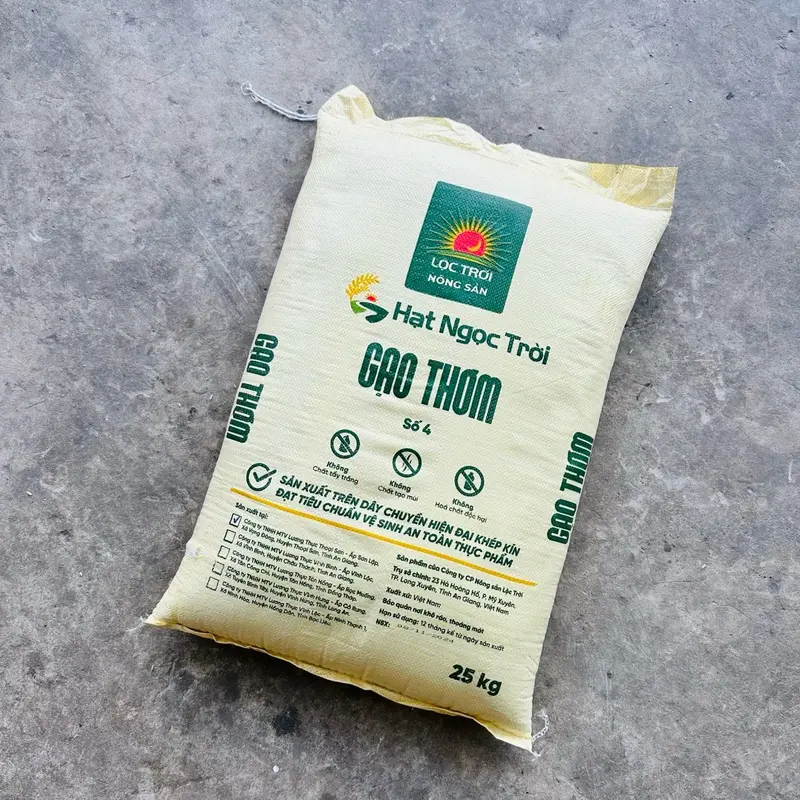 Gạo Hạt Ngọc Trời, gạo thơm, bao 25 kg, xốp mềm, nở nồi, dễ nấu 2