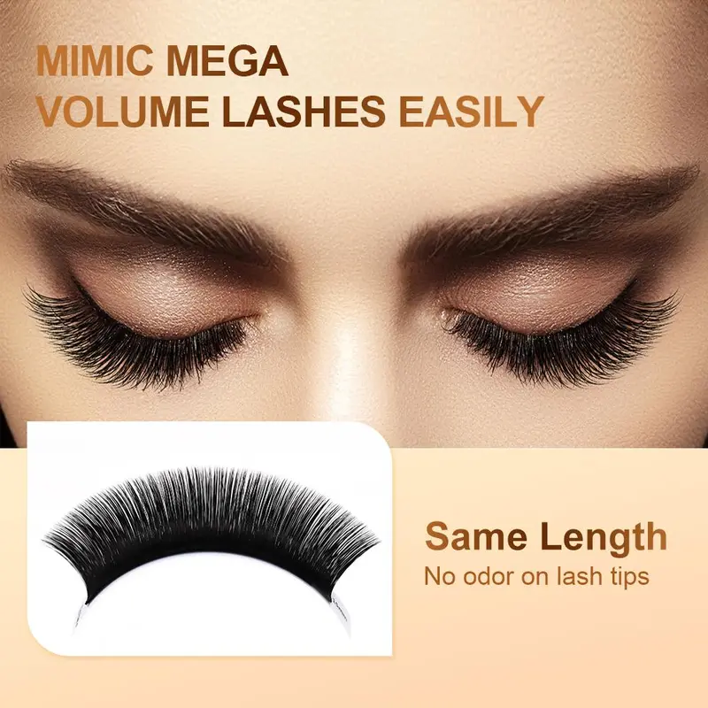 Individual False Eyelashes, 12 Rows/box Easy Fanning Eyelash Extension, Volumized False Eyelashes For Women And Girls Eye Makeup Enhancement 7