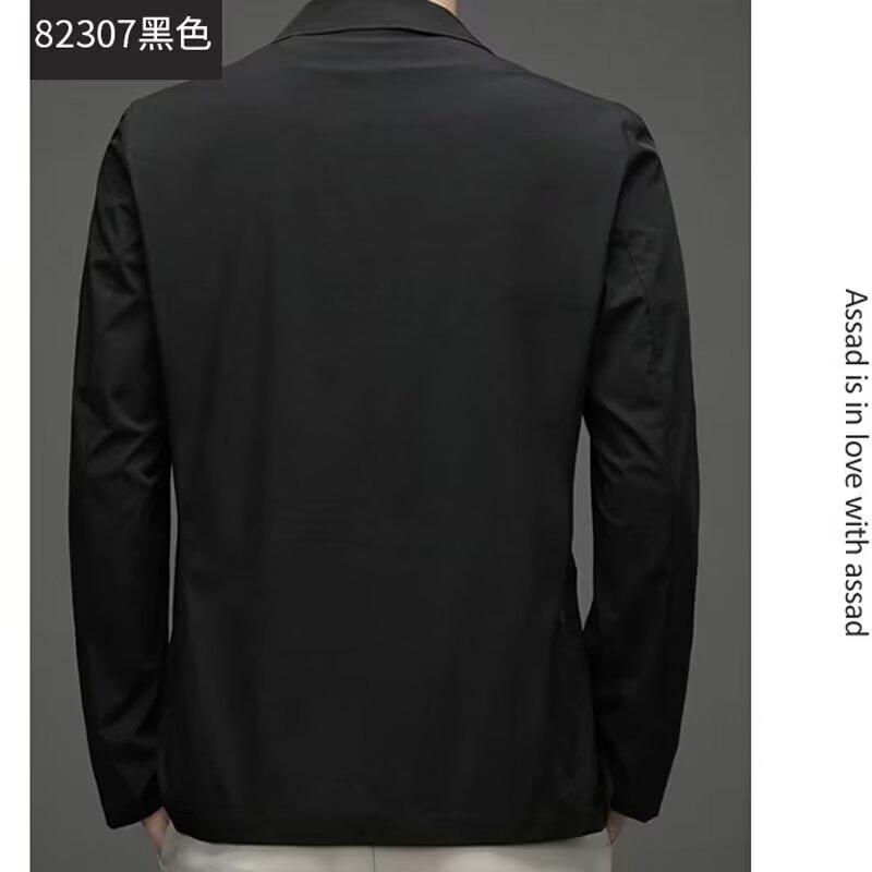 Product Introduction of 【M-4XL】Classic men Korean suit jacket lightweight thin style Ice Silk sunscreen fashion all-match casual shirt slim-fit cool suit cardigan men 3