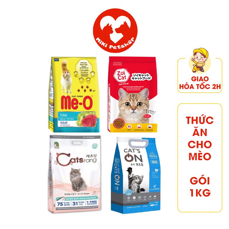 Thức Ăn Hạt Cho Mèo Nhiều Loại 1Kg - Miki Petshop khô pate hello hat meo
