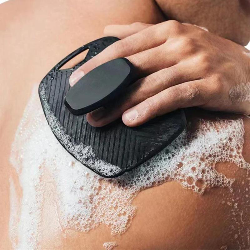 Bàn Chải Nhà Tắm Silicon, Tẩy Tế Bào Chết, Tay Cầm Chống Trượt, Máy Chà Bọt Toàn Thân, Mát Xa, Thích Hợp Để Làm Sạch Vòi Hoa Sen Da, Phụ Kiện Phòng Tắm