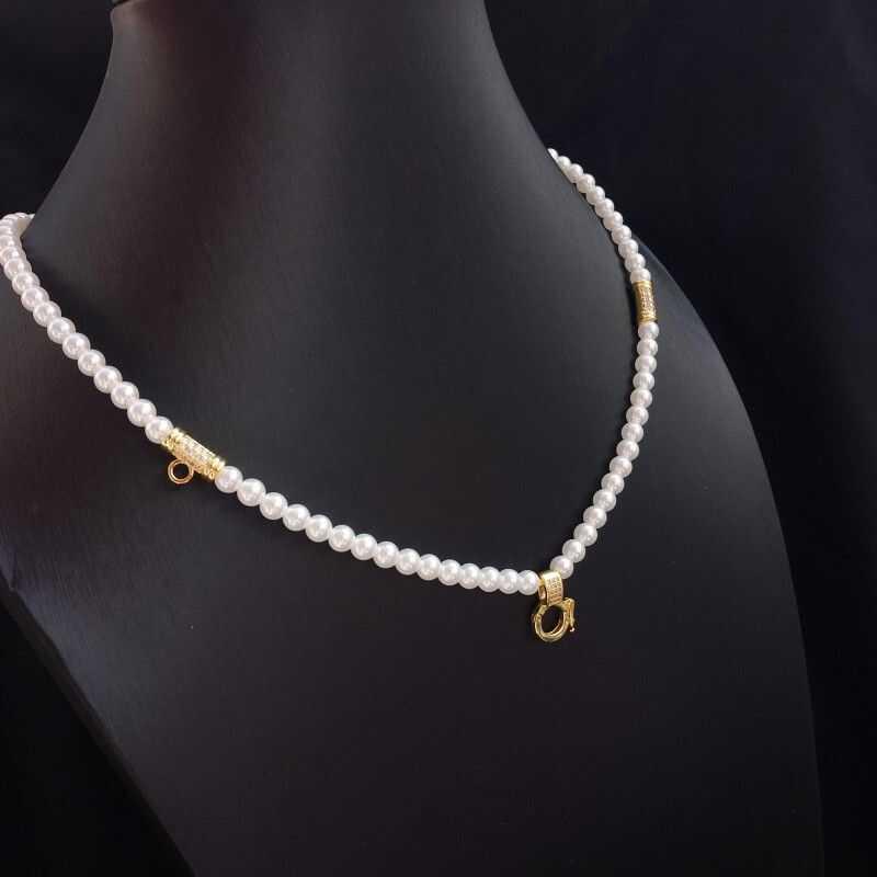 Product Introduction of Thai Buddha Amulet Tangka Pendant Hanging Necklace High End Pearl Three Hanging Quick-release Hooks Chain Lanyard Jewelry Accessories 5