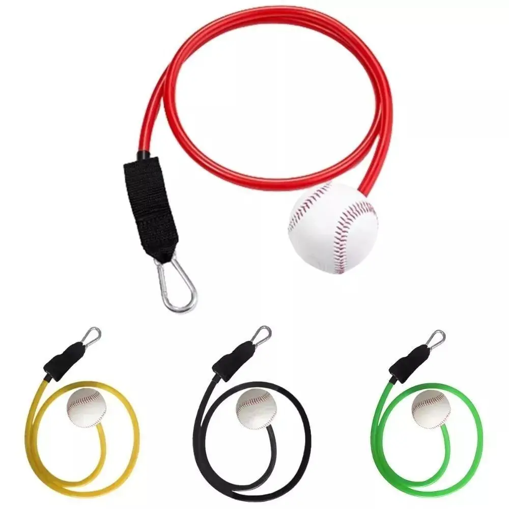 New Rubber Baseball Resistance Trainer Potable Elastic Baseball Pitching Bands Durable Adult Baseball Pull Rope