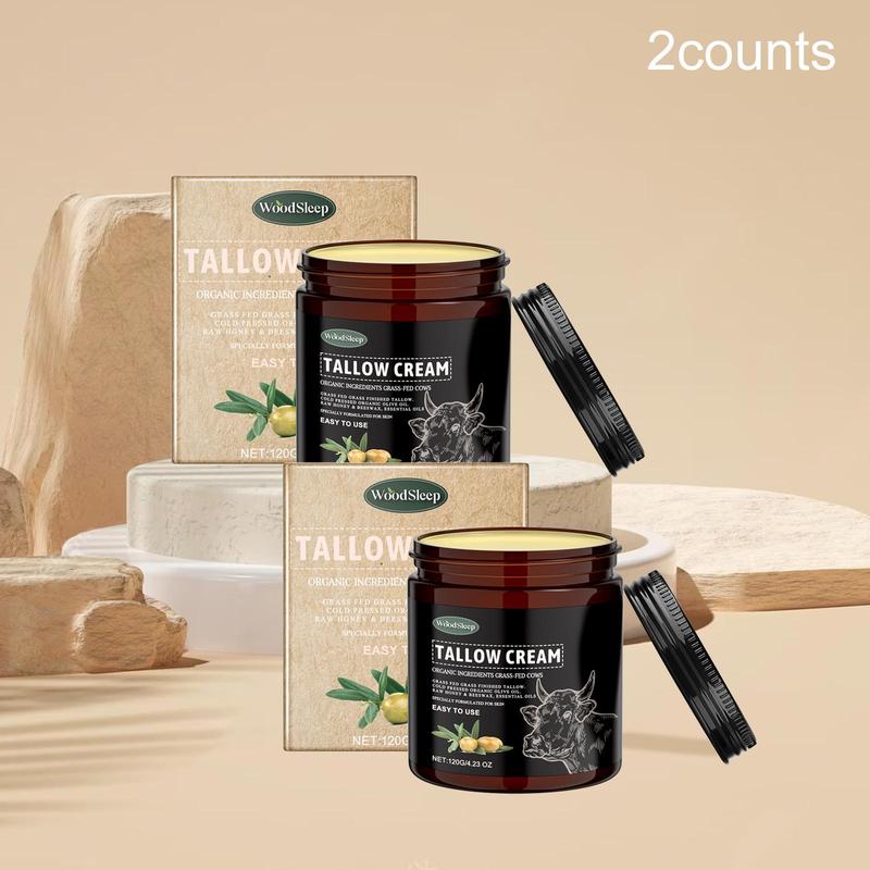 Product Introduction of Tallow Cream, 2 Boxes Moisturizing Skin Care Cream, Hydrating Nourishing Skin Care Product for Women & Men Daily Use 0