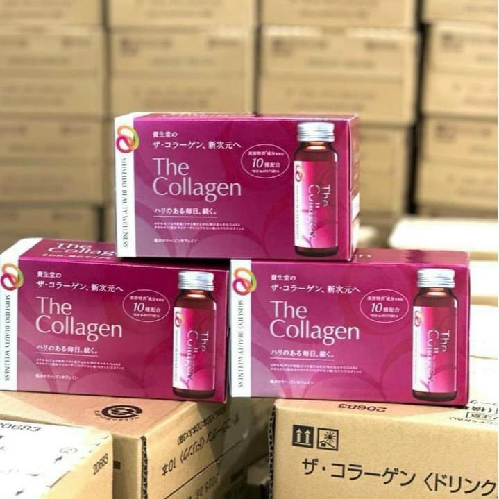 [Mẫu Mới] Nước uống đẹp da The Collagen Nhật Bản hộp 10 chai x 50ml 5