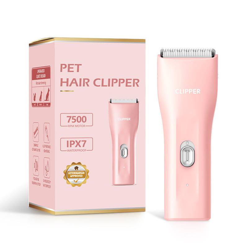 Small Dog Hair Clipper Electric Grooming Trimmer for Pets USB Rechargeable Cat Shaver Animals Haircut Machine waterproof 0