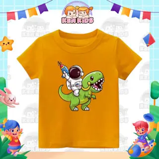 KEN14 KAOS ANAK MOTIF DINO ASTRO Katun Polos Santai Baju Fashion 4
