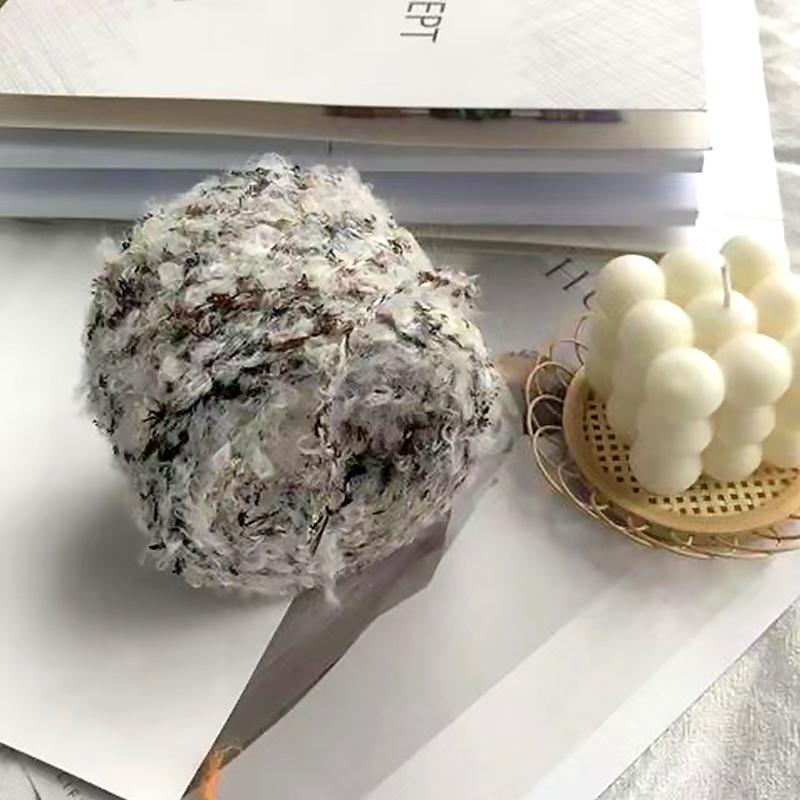 Product Introduction of 50g/Roll Colorful Fluffy Hand Knitting Yarn DIY Sweater Scarf Hat Loop Yarn Crochet Thread Sewing Accessories 21