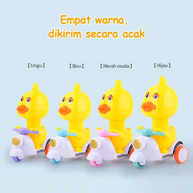 BAMBINO Mainan Anak Bayi Bebek Motor Tanpa Baterai 8