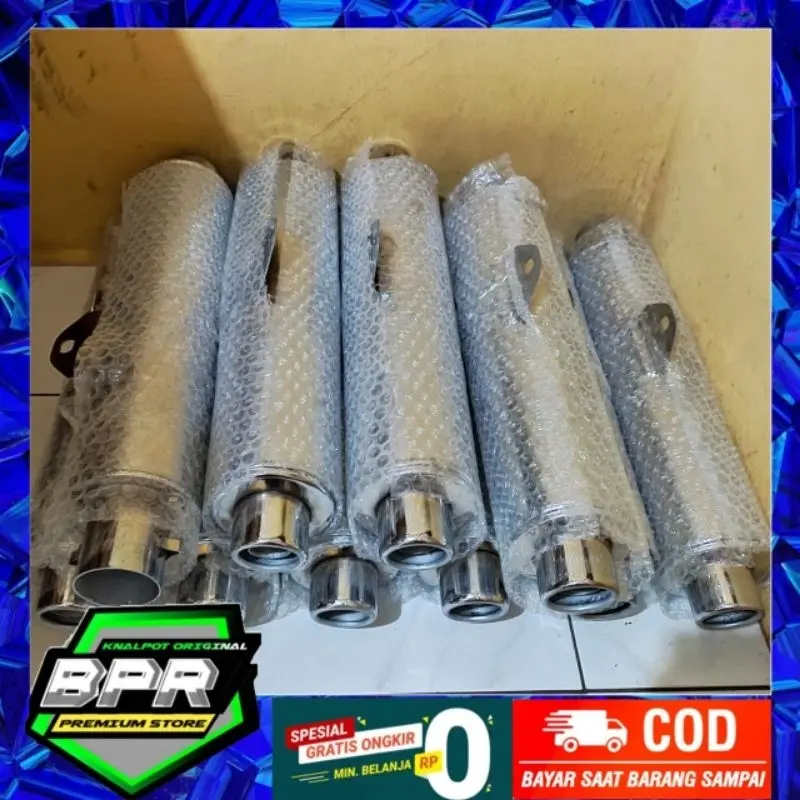 Knalpot Standar Satria Fu CKD silincer tabung dan adaptor Satria fu PNP untuk vixion New Vixion old CB150R New LED CB150 7