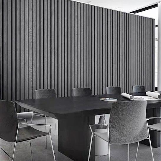 Wallpaper Dinding Motif Kayu Garis Panel Berserat Ukuran 45Cm X 1meter Wallpaper motif elegant 6