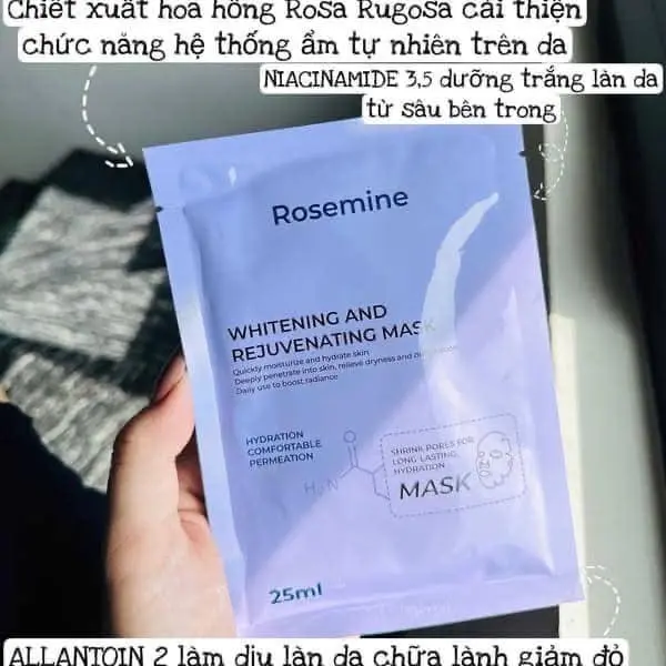 PQS - Mặt Nạ Rosemine Phục Hồi - Tái Sinh 4