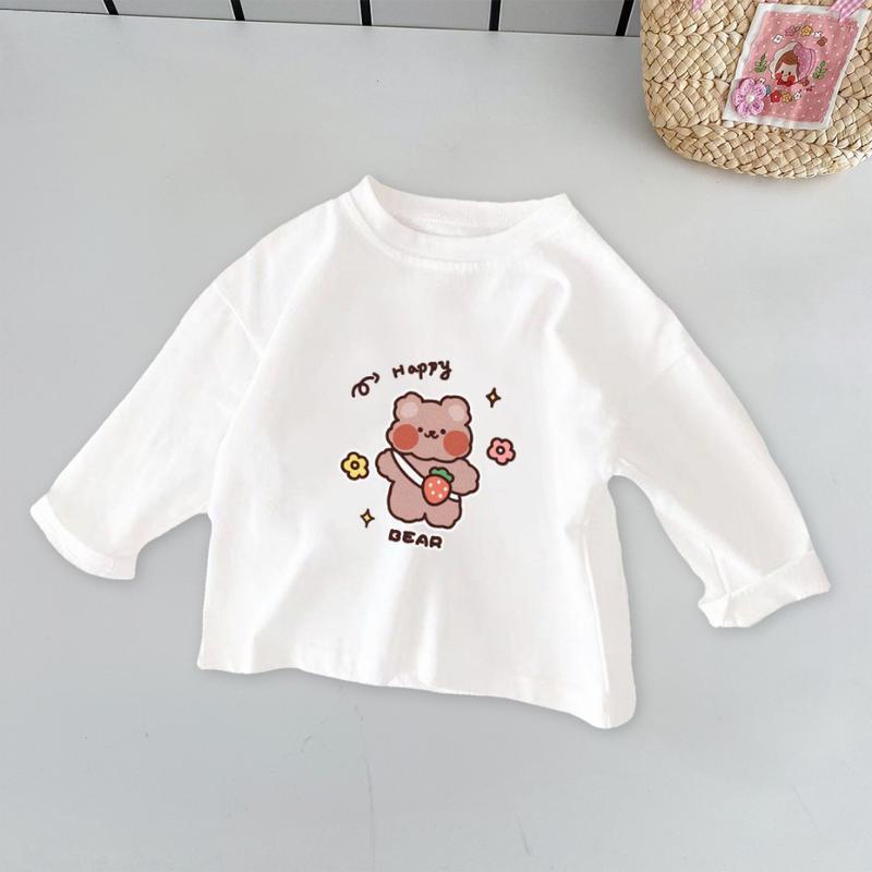 Áo thun dài tay bé trai, bé gái Elio từ 7kg đến 22kg ATDT010