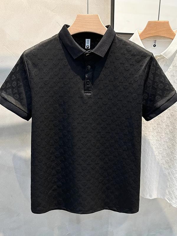 Product Introduction of 2024 Summer Men's Jacquard Polo Shirt - Breathable & Comfortable Slim Fit Casual T-Shirt, Trendy Short Sleeve Top for Men (Best Gift Idea) 🔥 10