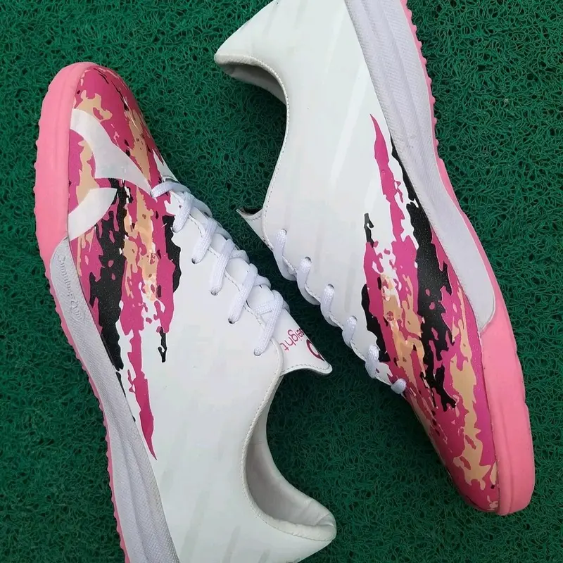 Sepatu futsal alpha abu abu lis hijau 7