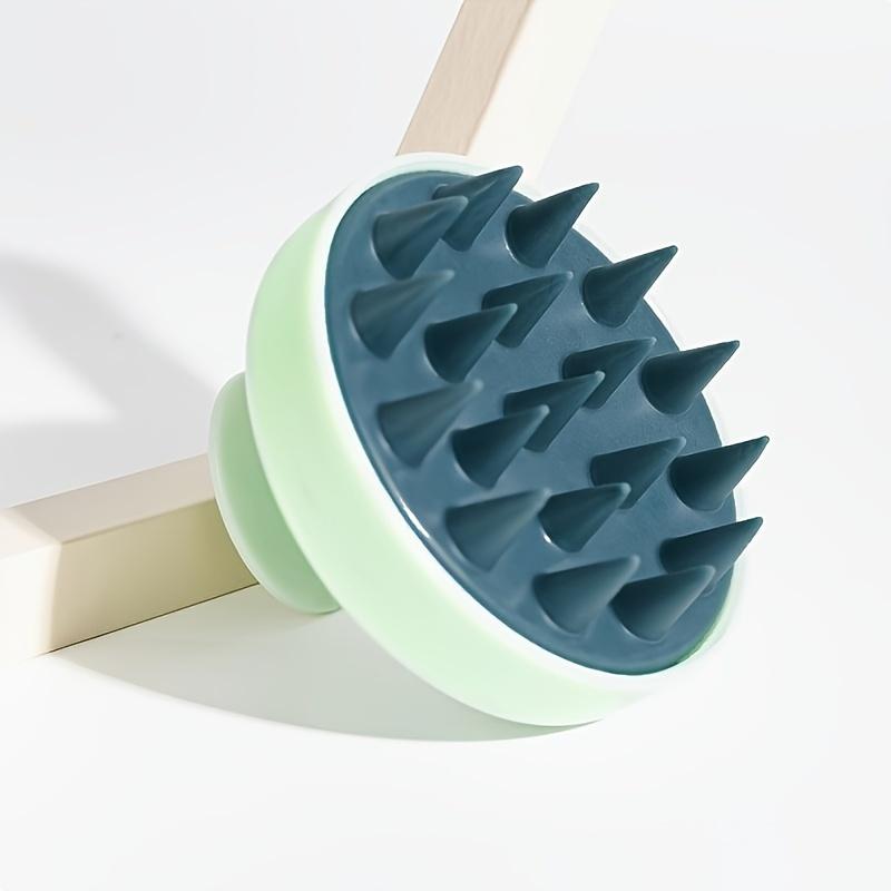 Bàn Chải Massage Da Đầu Bằng Silicon Mềm, Lược Gội Đầu Tẩy Tế Bào Chết Nhẹ Nhàng Để Chăm Sóc Tóc Và Da Đầu, Không Chạy Bằng Pin, Có 3 Màu Có Sẵn 1