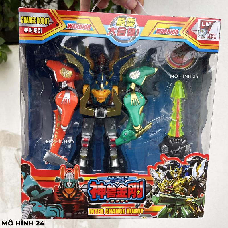 Hộp lắp ráp siêu nhân Gao God chúa gaoranger gao ranger biến hình full robot đồ chơi super